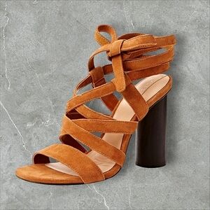 Aldo Leather Wrap Up Shoes